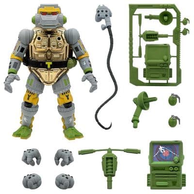 TEENAGE MUTANT NINJA TURTLES ULTIMATES ACTION FIGURE METALHEAD FROM SUPER7