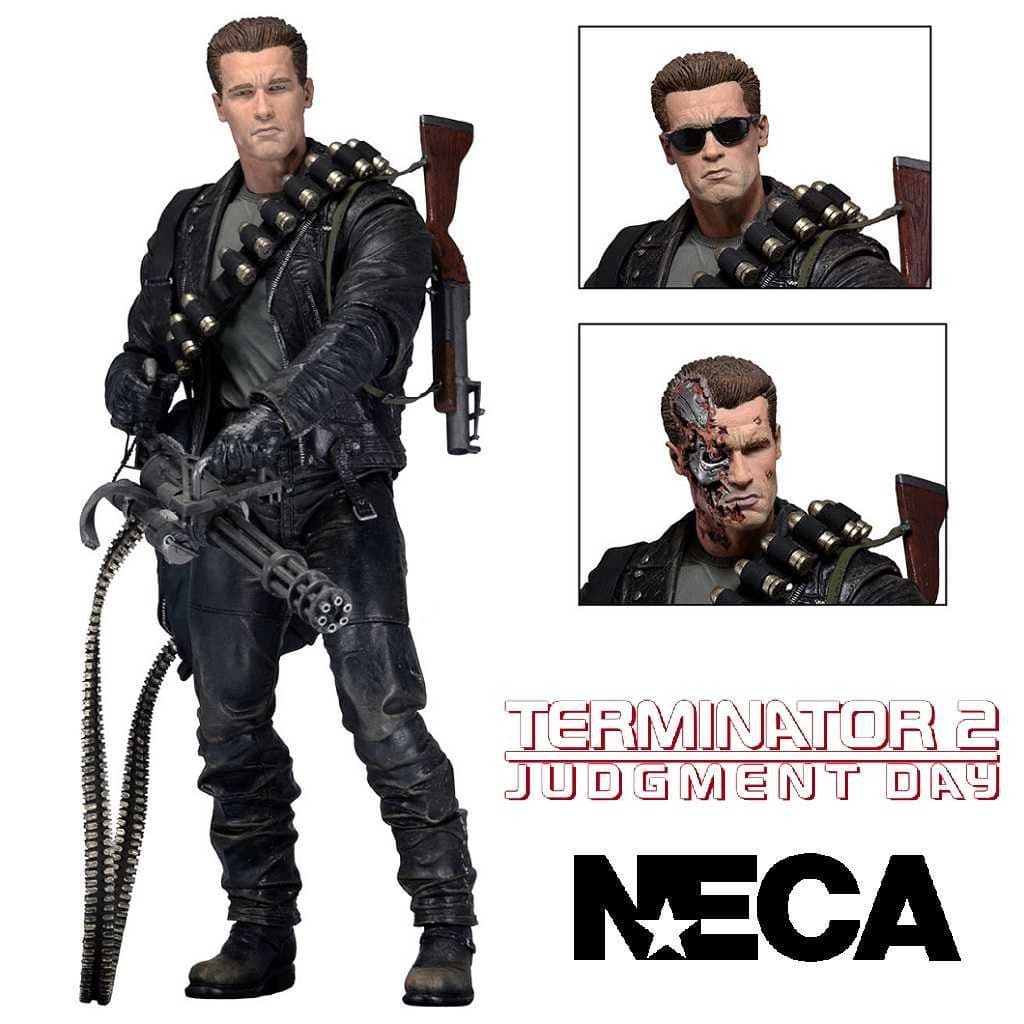 NECA ネカ ターミネーター2 3D 1/4スケール T-800 フィギュア NECA