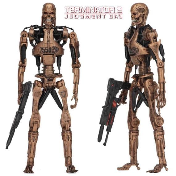 TERMINATOR 2 METAL MASH ENDOSKELETON KENNER TRIBUTE ACTION FIGURE  FROM NECA