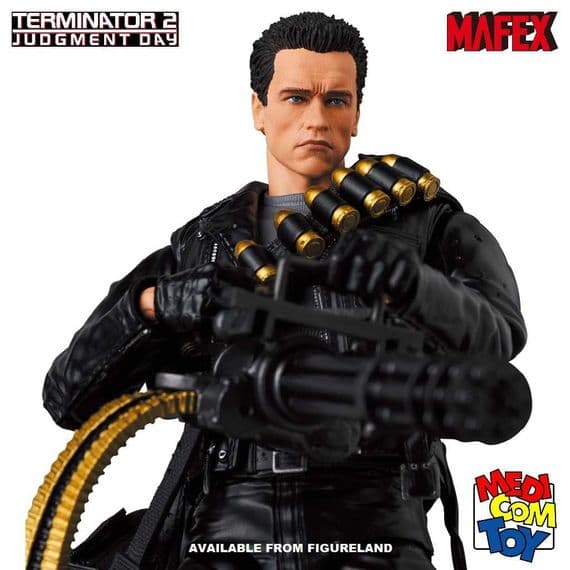 TERMINATOR 2 T-800 MAFEX ACTION FIGURE NUMBER 199 FROM MEDICOM TOYS