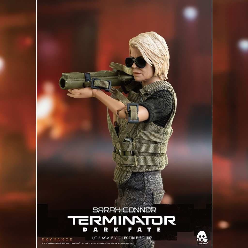 TERMINATOR DARK FATE 1 12 SCALE SARAH CONNER ACTION FIGURE FROM THREEZERO