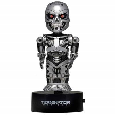 TERMINATOR GENISYS ENDOSKELETON SOLAR POWERED BODY KNOCKER FROM NECA