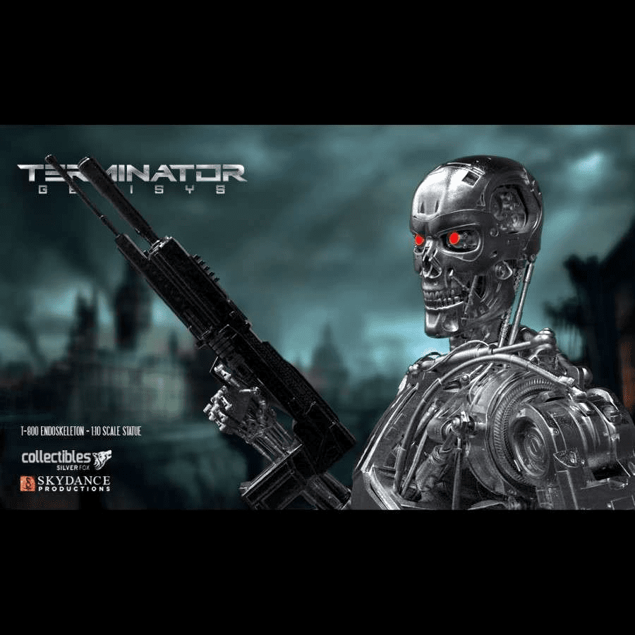 TERMINATOR GENISYS T-800 ENDOSKELETON COLLECTIBLE STATUE FROM