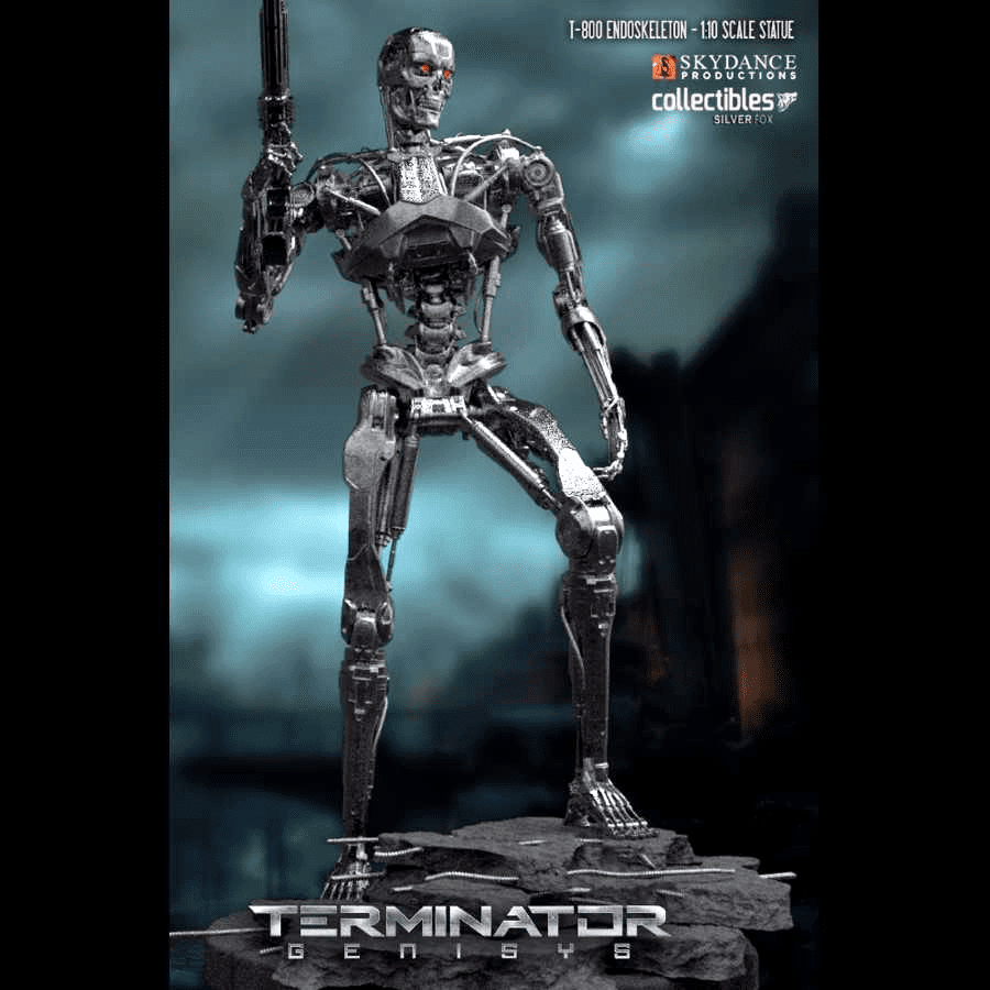 TERMINATOR GENISYS T-800 ENDOSKELETON COLLECTIBLE STATUE FROM