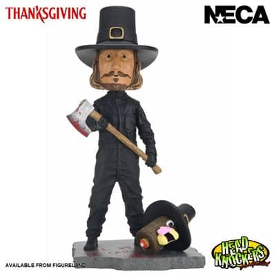 THANKSGIVING JOHN CARVER HEAD KNOCKER FROM NECA