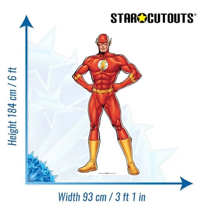 THE FLASH DC COMICS LIFE SIZE CARDBOARD CUT OUT