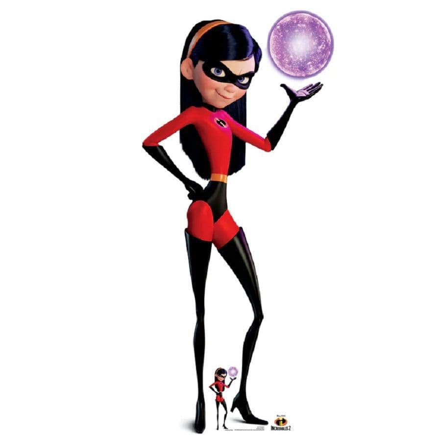 THE INCREDIBLES VIOLET CARDBOARD CUT OUT