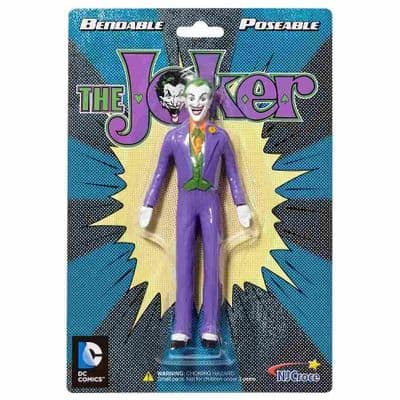 THE  JOKER CLASSIC BENDABLE FIGURE FROM NJ CROCE