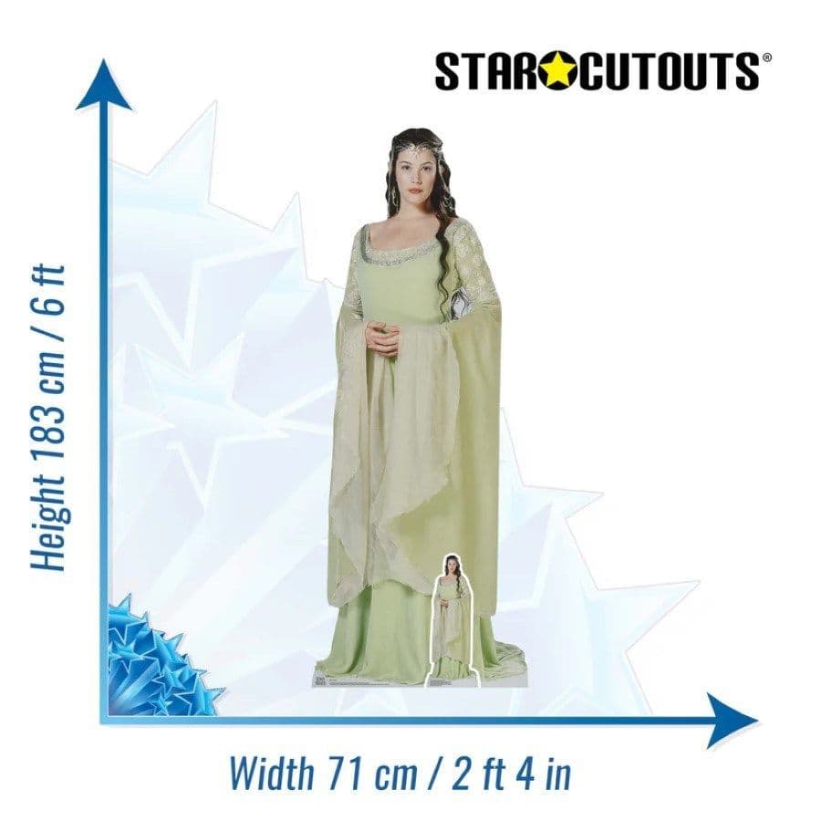 Standee Carton Arwen Le Seigneur Des Anneaux – Cutout Officiel Avec Mini Figurine Offerte