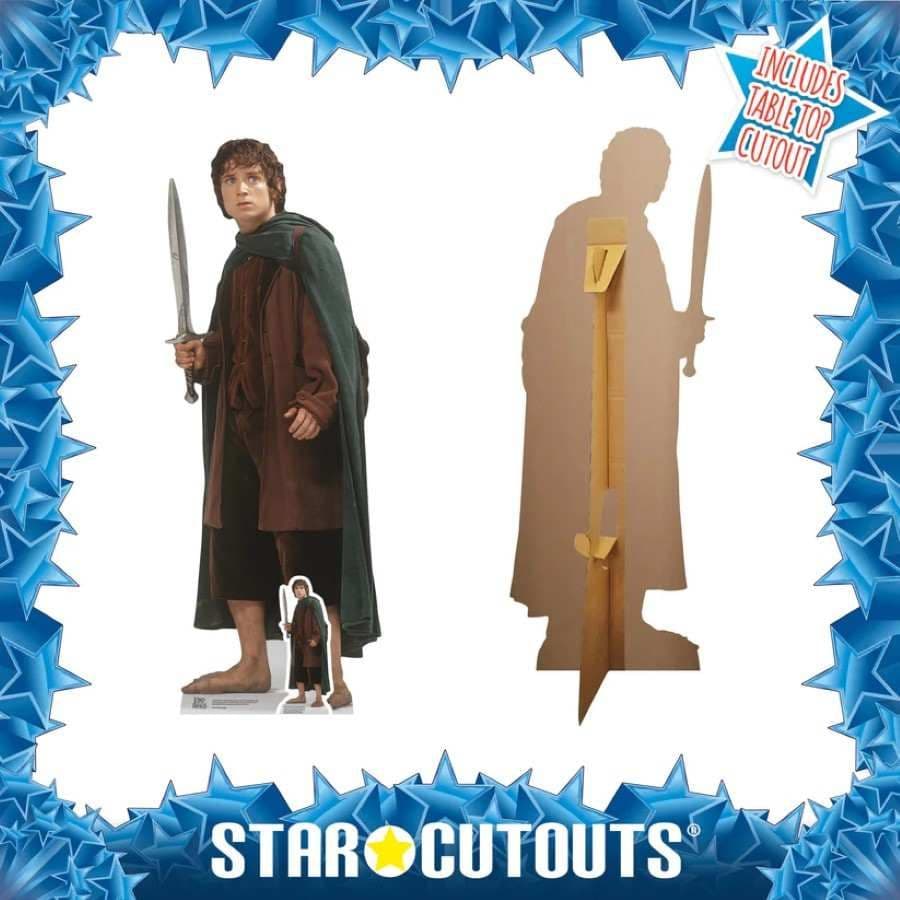 THE LORD OF THE RINGS FRODO BAGGINS LIFE SIZE CARDBOARD CUT OUT