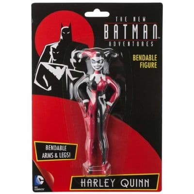 THE NEW BATMAN ADVENTURES HARLEY QUINN BENDABLE FIGURE FROM NJ CROCE