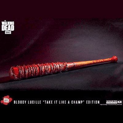 THE WALKING DEAD LUCILLE BAT TAKE IT LIKE A CHAMP EDITION FROM MCFARLANE TOYS