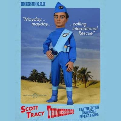 THUNDERBIRDS INTERNATIONAL RESCUE SCOTT TRACY 1:6 CHARACTER REPLCIA FIGURE FROM BIG CHIEF STUDIOS