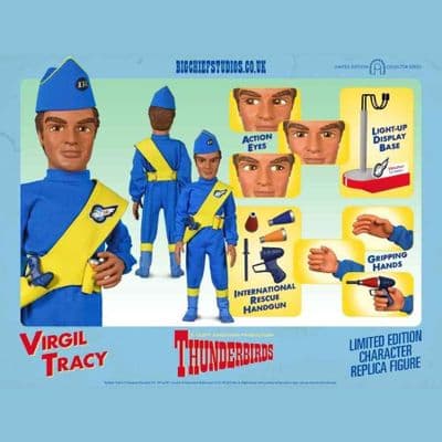 THUNDERBIRDS INTERNATIONAL RESCUE VIRGIL TRACY 1:6 CHARACTER REPLICA FIGURE FROM BIG CHIEF STUDIOS