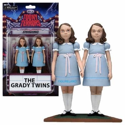 TOONY TERRORS THE SHINING THE GRADY TWINS ACTION FIGURES FROM NECA