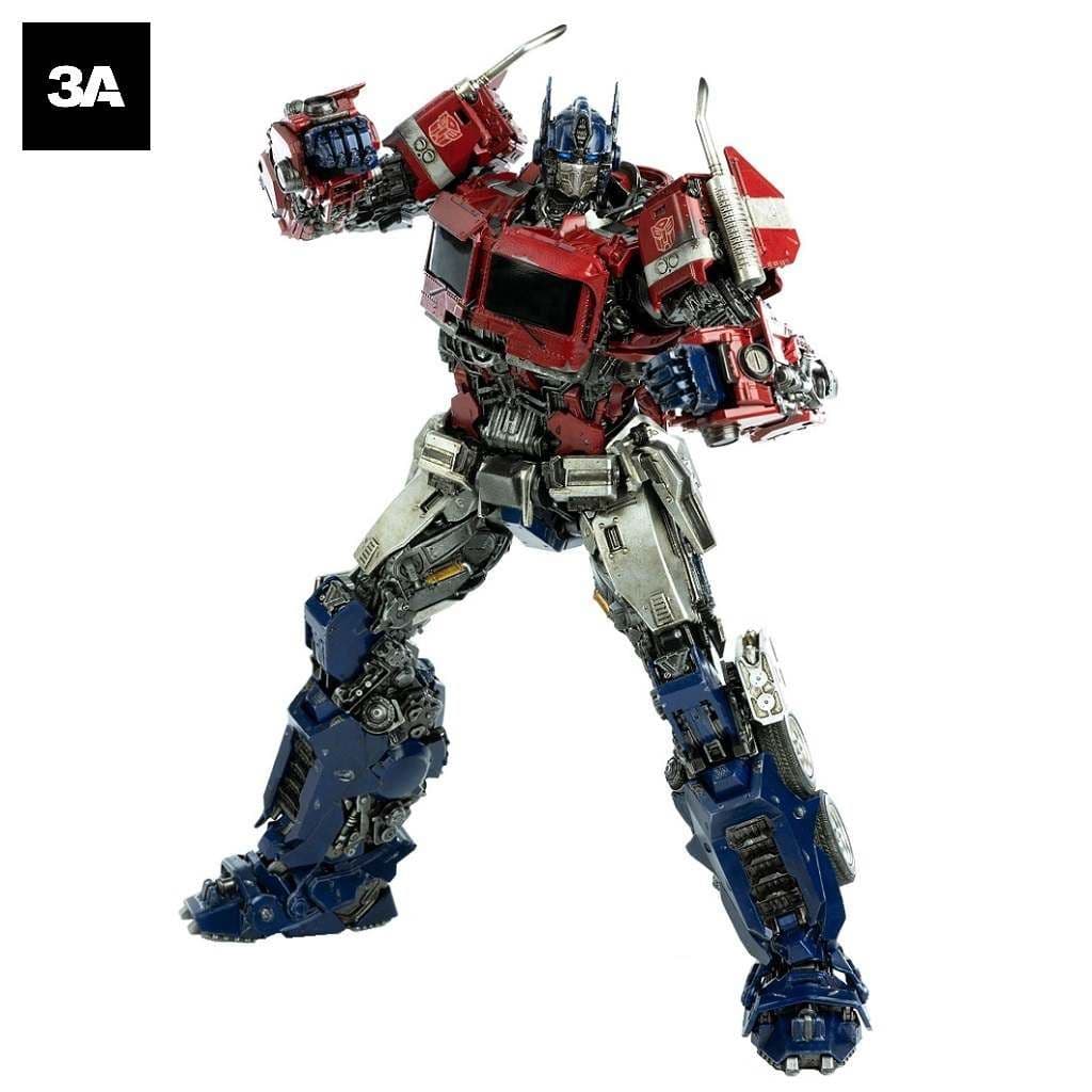 TRANSFORMERS BUMBLEBEE MOVIE DLX OPTIMUS PRIME ACTION FIGURE FROM THREEA