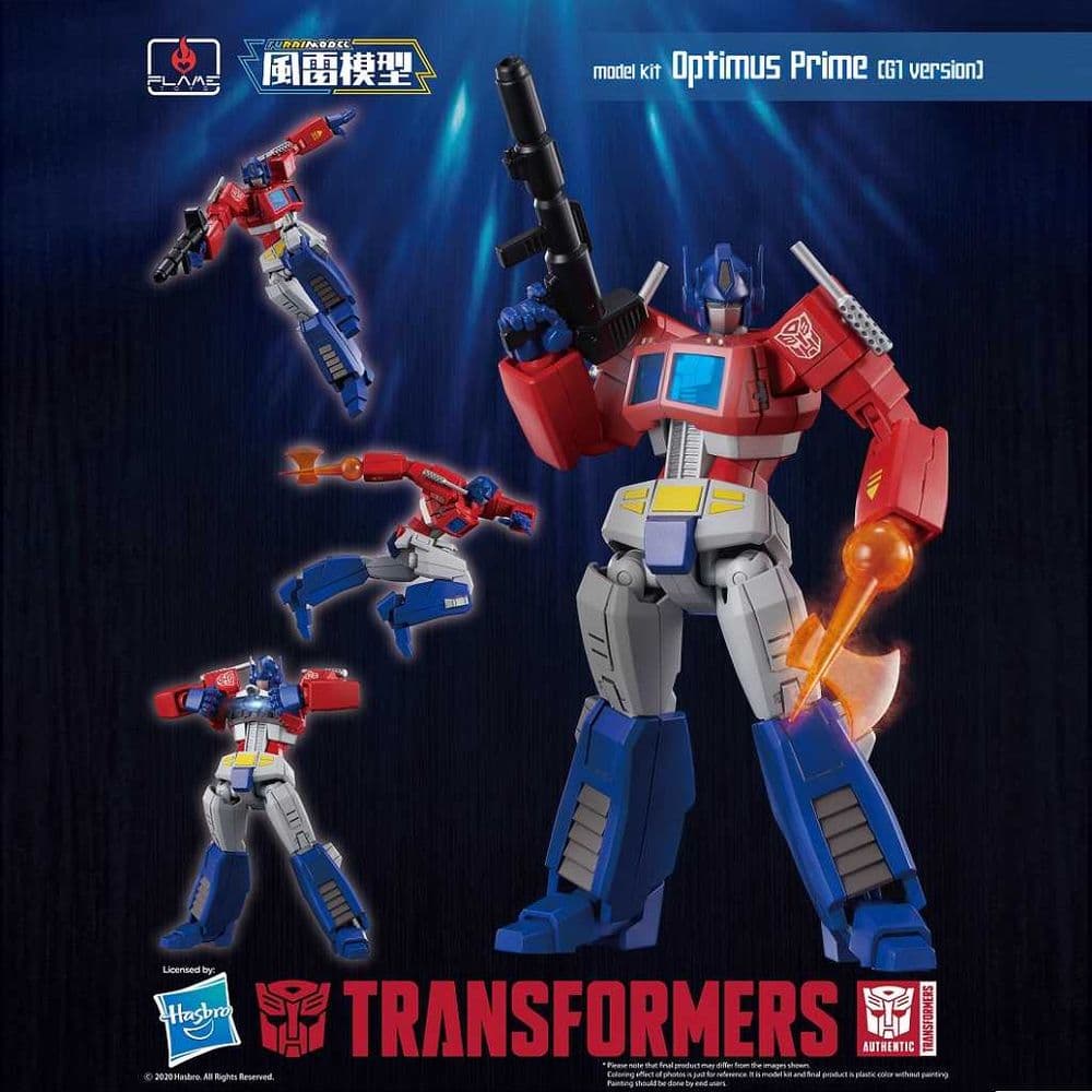 Fatimus TRANSFORMERS FURAI MODEL PLASTIC MODEL KIT OPTIMUS PRIME G1 VERSION ...