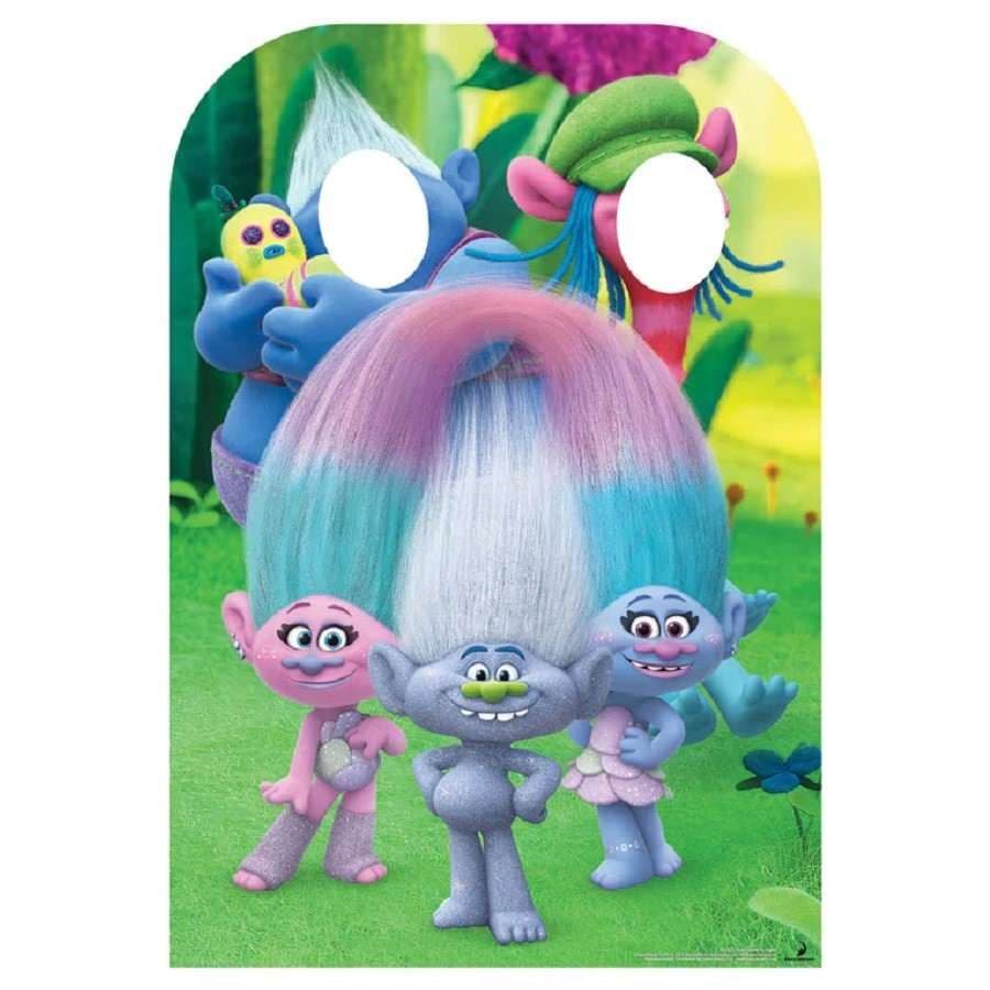 TROLLS CAN T STOP THE FEELING RIGHT SIDE STAND IN CHILD SIZE CARDBOARD ...