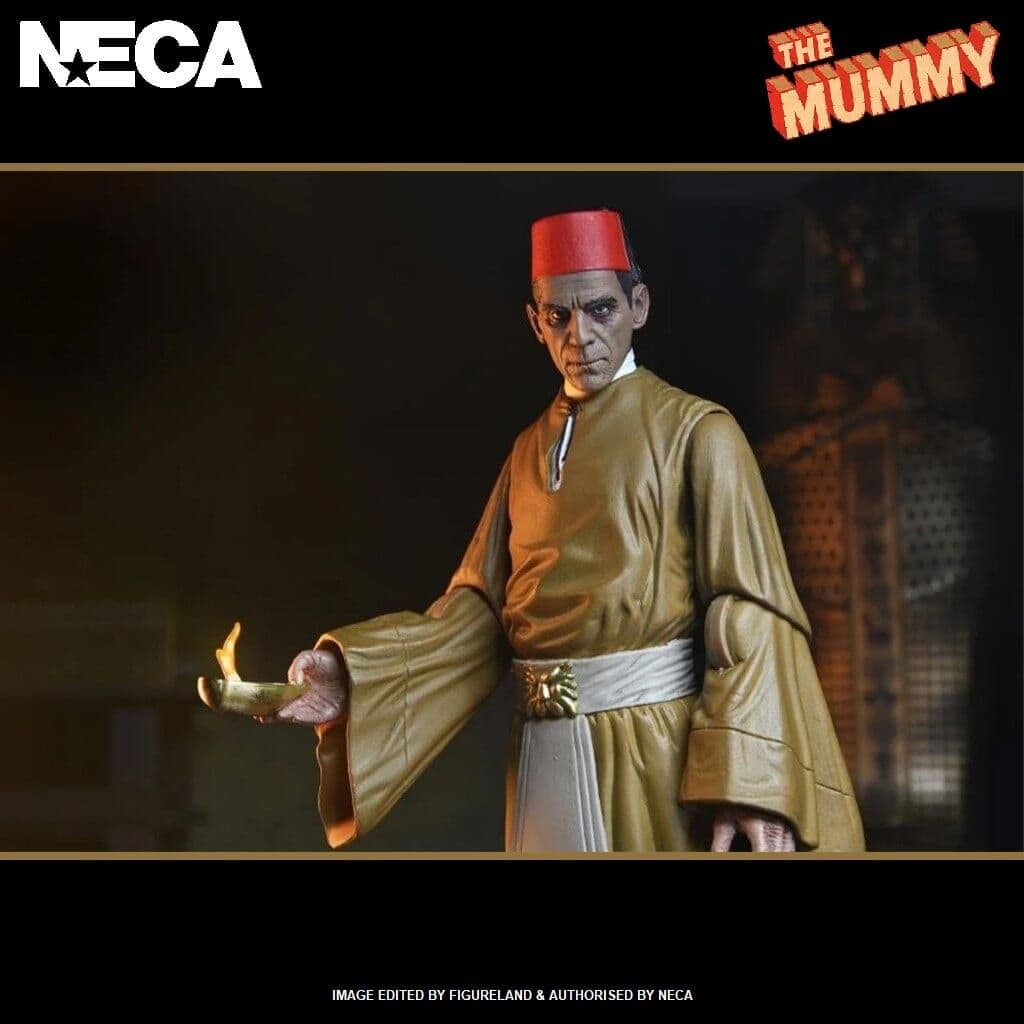 UNIVERSAL MONSTERS ULTIMATE THE MUMMY COLOUR ARDATH BEY 7" SCALE ACTION ...