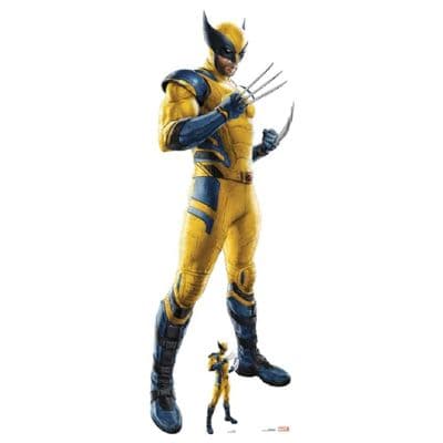 WOLVERINE HUGH JACKMAN LIFE SIZE CARDBOARD CUT OUT