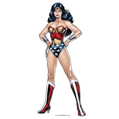 WONDER WOMAN DC COMICS LIFE SIZE CARDBOARD CUT OUT