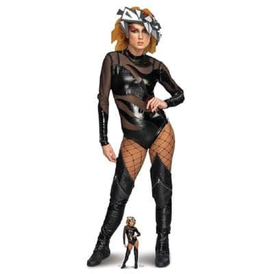 WWE BECKY LYNCH IN BLACK OUTFIT LIFE SIZE CARDBOARD CUT OUT