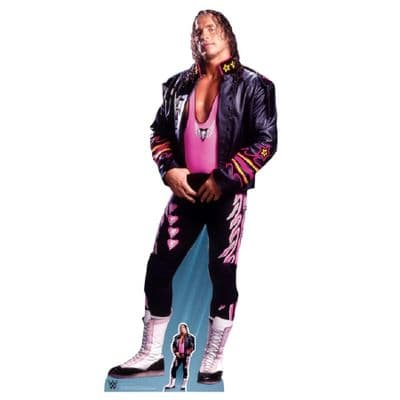 WWE BRETT HART LIFE SIZE CARDBOARD CUT OUT