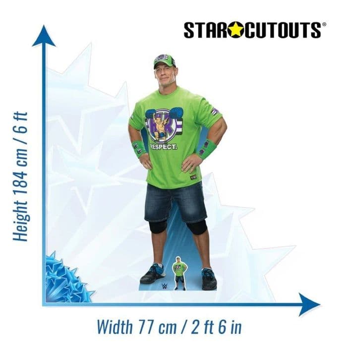 WWE JOHN CENA LIFE SIZE CARDBOARD CUT OUT