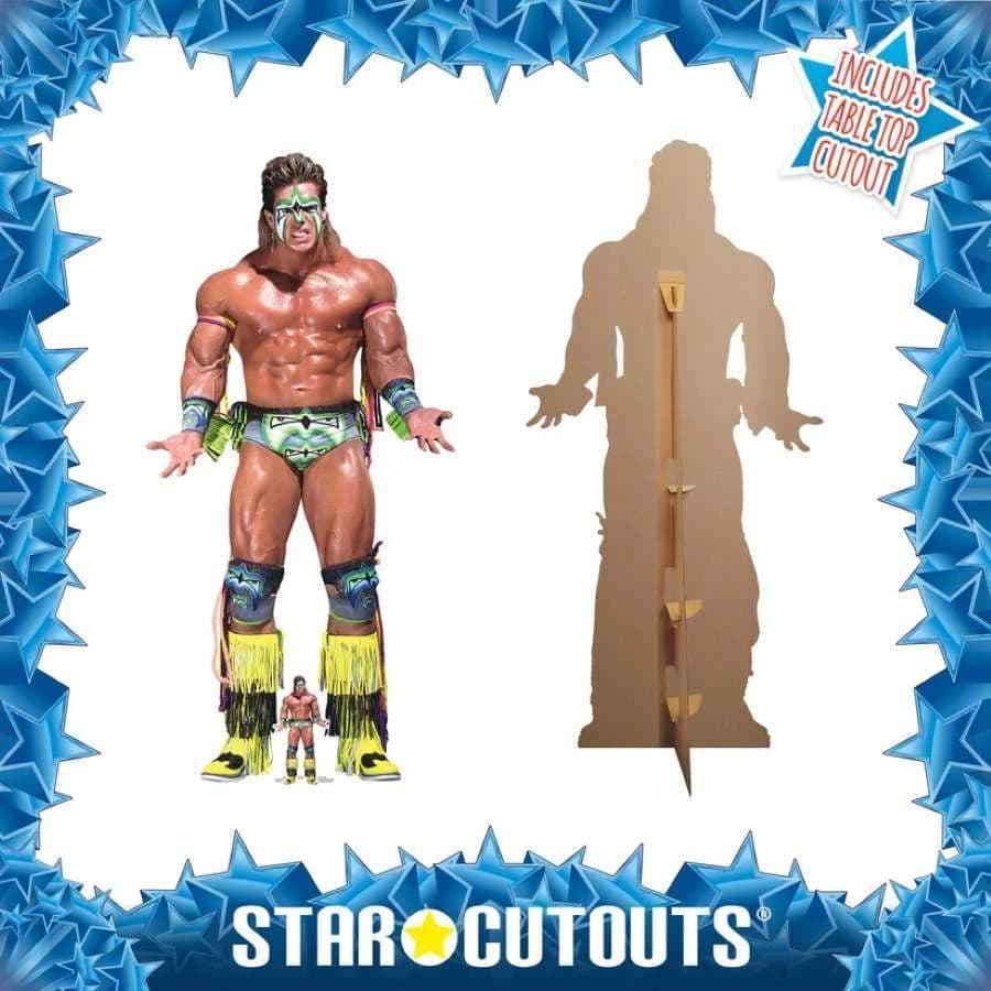 WWE THE ULTIMATE WARRIOR LIFE SIZE CARDBOARD CUT OUT