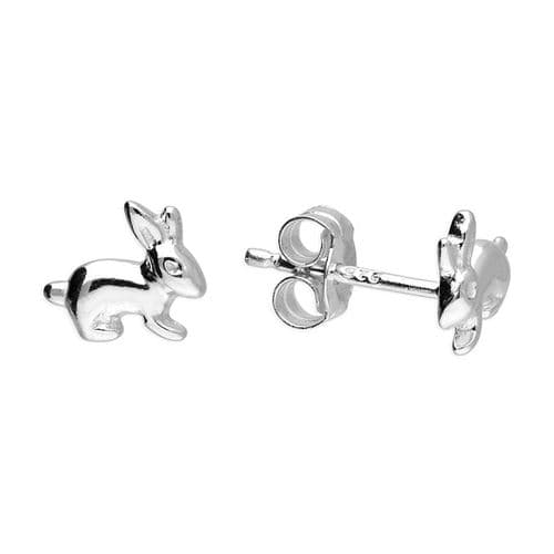 Ad Astra Bunny Rabbit Stud Earrings - Sterling Silver