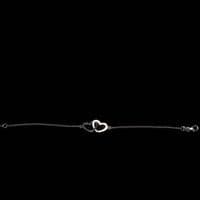 Ad Astra Double Cut Out Heart Bracelet - Sterling Silver