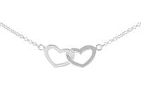 Ad Astra Double Cut Out Heart Bracelet - Sterling Silver