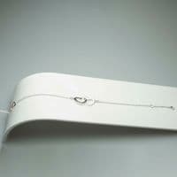 Ad Astra Double Cut Out Heart Bracelet - Sterling Silver