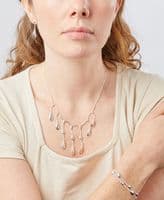 Ad Astra Double Tear Drop Earrings - Sterling Silver