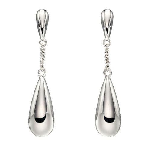 Ad Astra Double Tear Drop Earrings - Sterling Silver