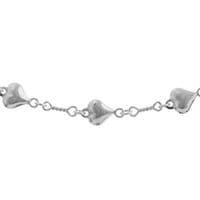 Ad Astra Handmade Heart & Twist Bracelet Sterling Silver