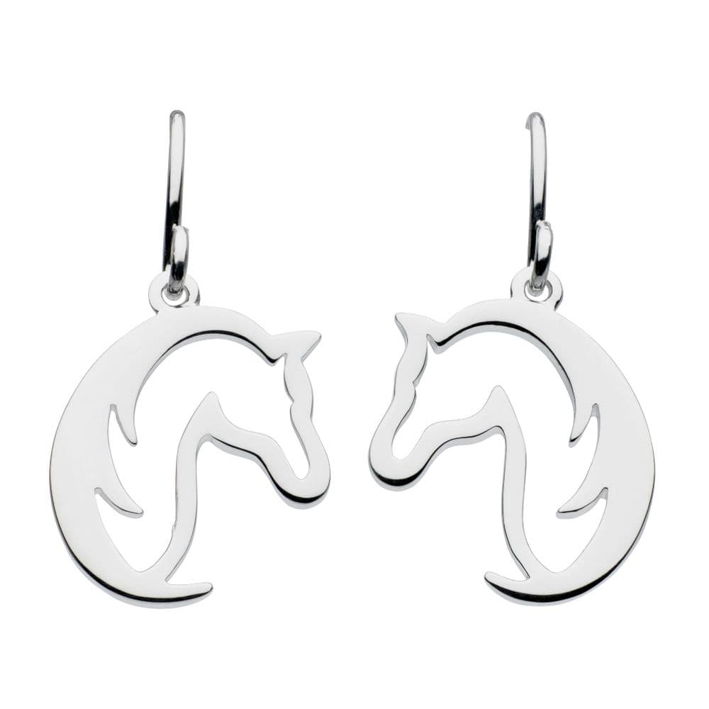 Ad Astra Horse Head Earrings - Sterling Silver