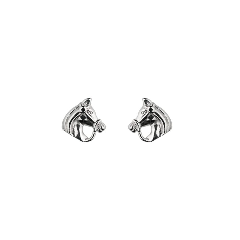 Ad Astra Horse Head Stud Earrings