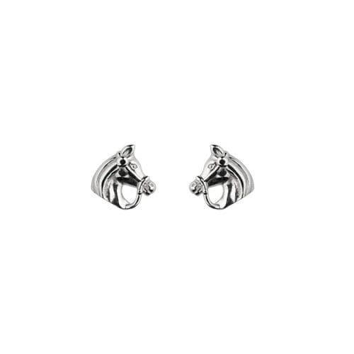 Ad Astra Horse Head Stud Earrings