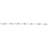 Ad Astra Multi Ball Station Chain Necklace - Sterling Silver