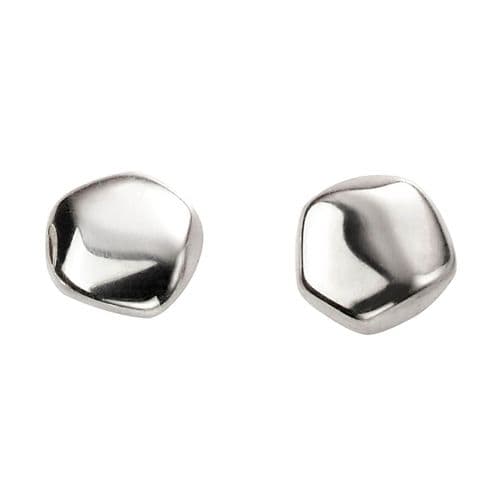 Ad Astra Organic Shaped Stud Earrings - Sterling Silver