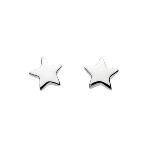 Ad Astra Star Stud Earrings - Sterling Silver
