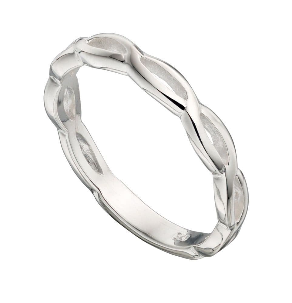Ad Astra Twist Ring Sterling Silver