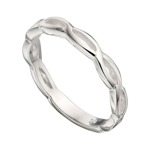 Ad Astra Twist Ring Sterling Silver