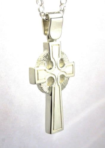 Andrew McCallum Double Sided Cross Pendant & Chain Sterling Silver