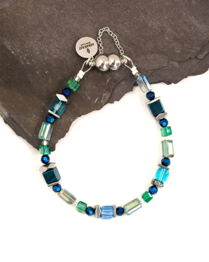 Arran Bay Bracelet GT31 - Blue, Turquoise & Green