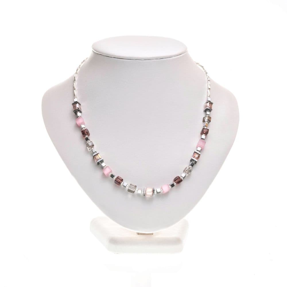 Arran Bay Necklace - Pink Aventurine