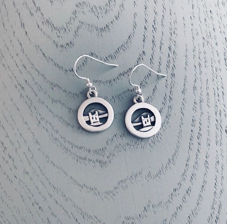 Celina Rupp Castle View Drop Earrings - Sterling Silver