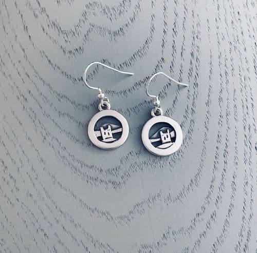 Celina Rupp Castle View Drop Earrings - Sterling Silver