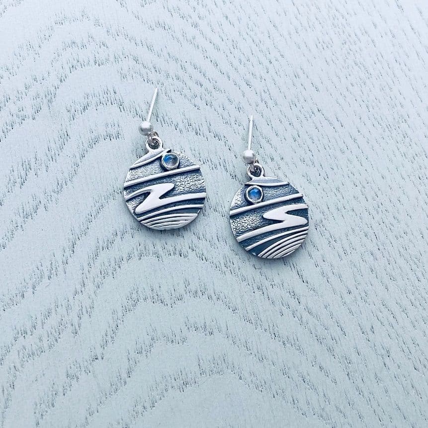 Celina Rupp Moonlit Shores Drop Earrings - Sterling Silver